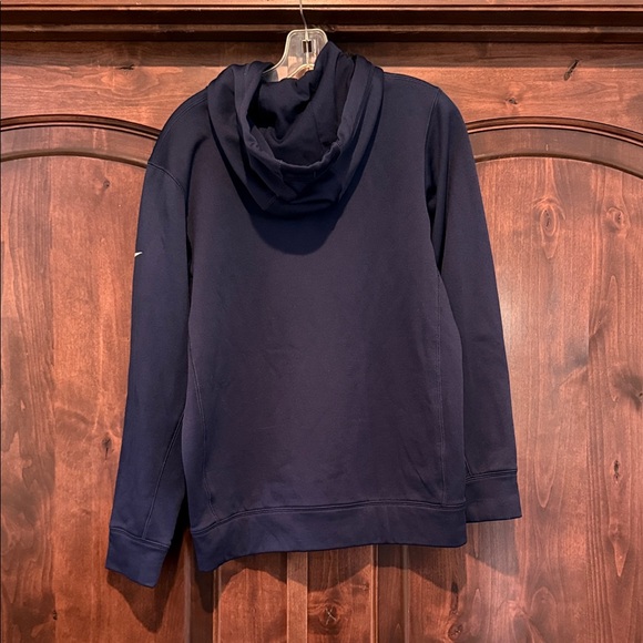 Nike Men's Navy Blue Hoodie with Denver Broncos Logo from Super Bowl 50 - Picture 3 of 6